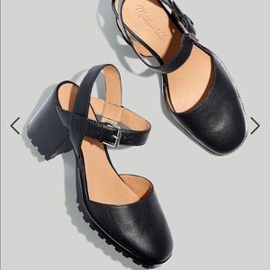 Madewell Claudie Heeled Lugsole Mary Jane NWT